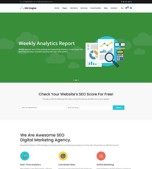 Motyw WordPress Silnik SEO