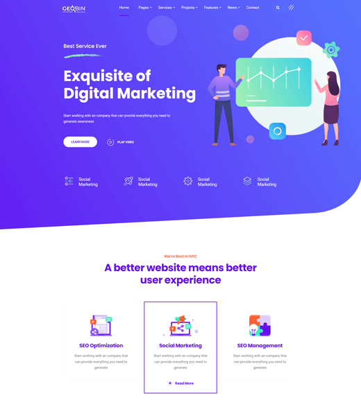 Motyw WordPress GeoBin