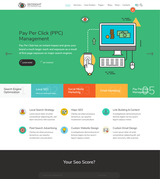 Motyw WordPress SEOSight