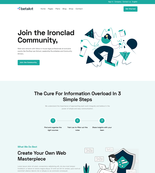 Cyfrowy motyw WordPress BetaKit