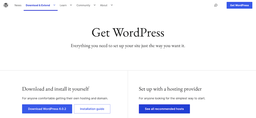 WordPress.org 가격