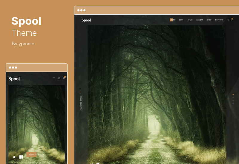 Spool Theme - Motyw WordPress dla wytwórni filmowych i filmowców