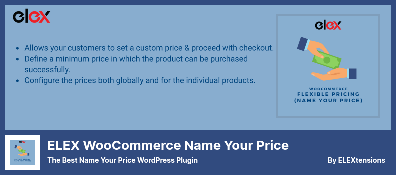 ELEX WooCommerce Nazwij swoją cenę wtyczki - najlepsza nazwa twojej ceny WordPress Plugin