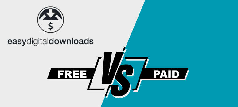 Descărcări digitale ușoare gratuite vs plătite - IsItWP - Detector gratuit de teme WordPress easy digital downloads free vs paid