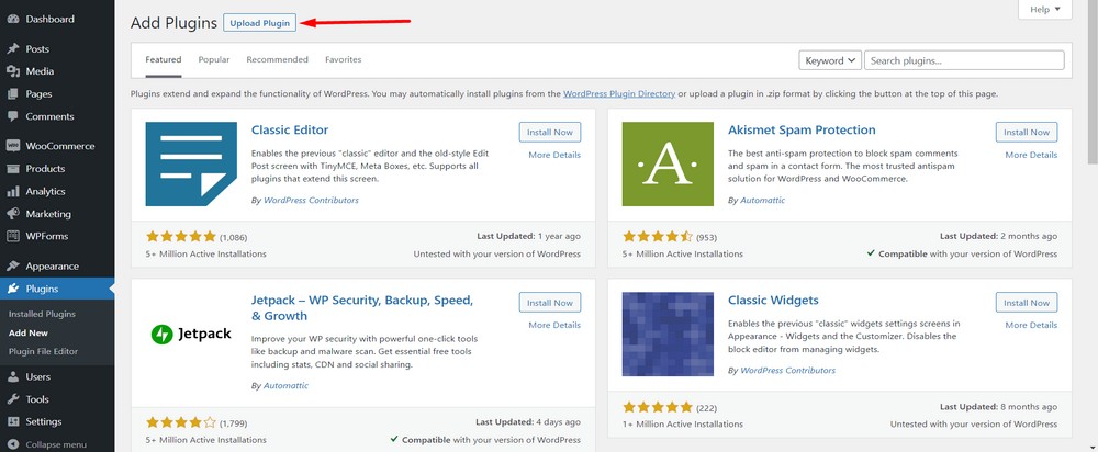 pop-up modal para nenhum elemento - plugin de upload