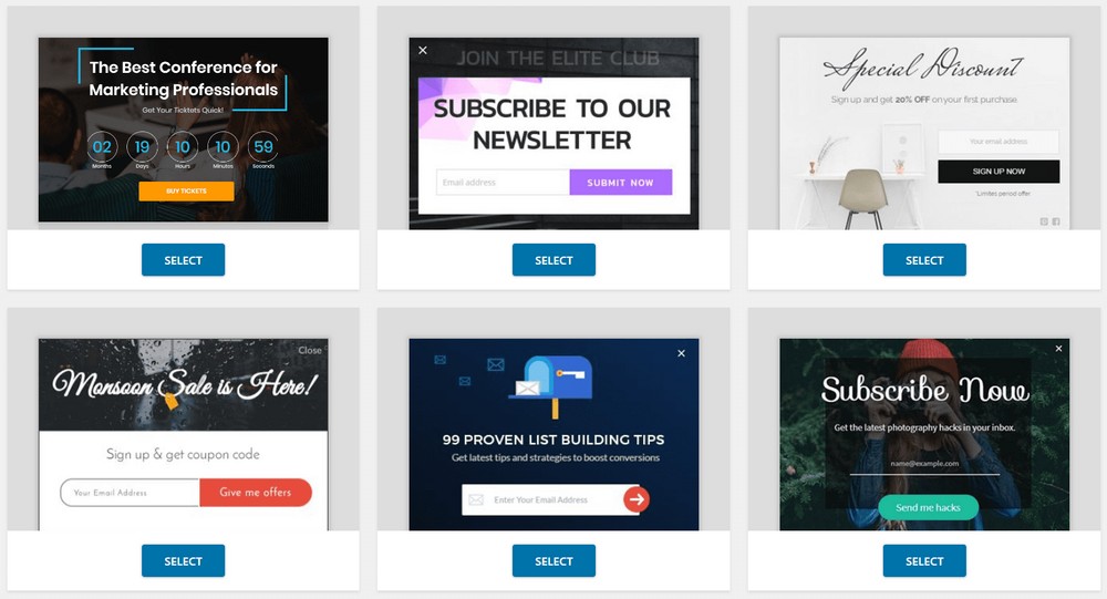 Exemplo de pop-up modal