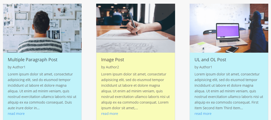 Um exemplo de codificação de cores usando uma paleta de cores simples.