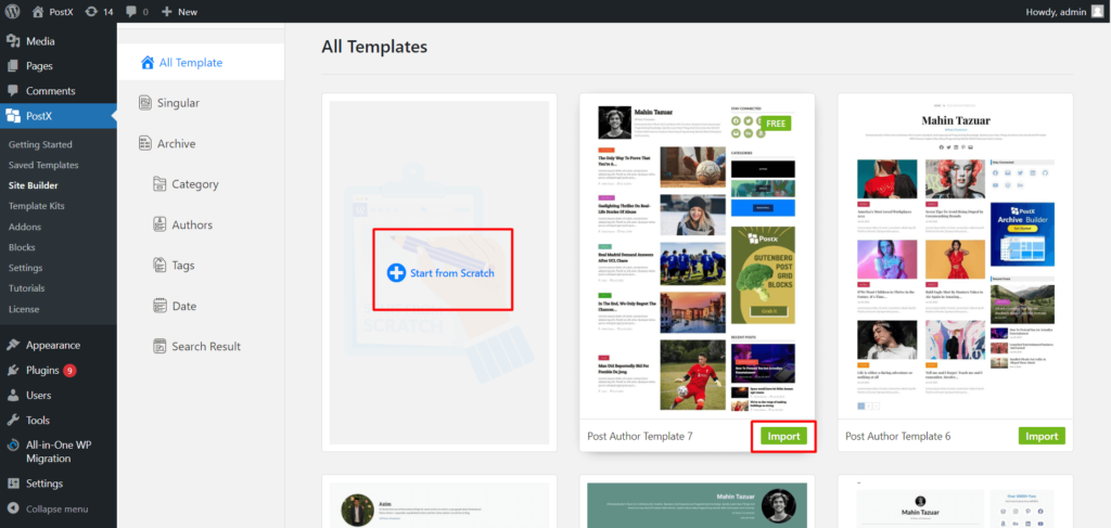 カスタム WordPress オーサーの作成方法 ページ 6 Starting with Author Page Template