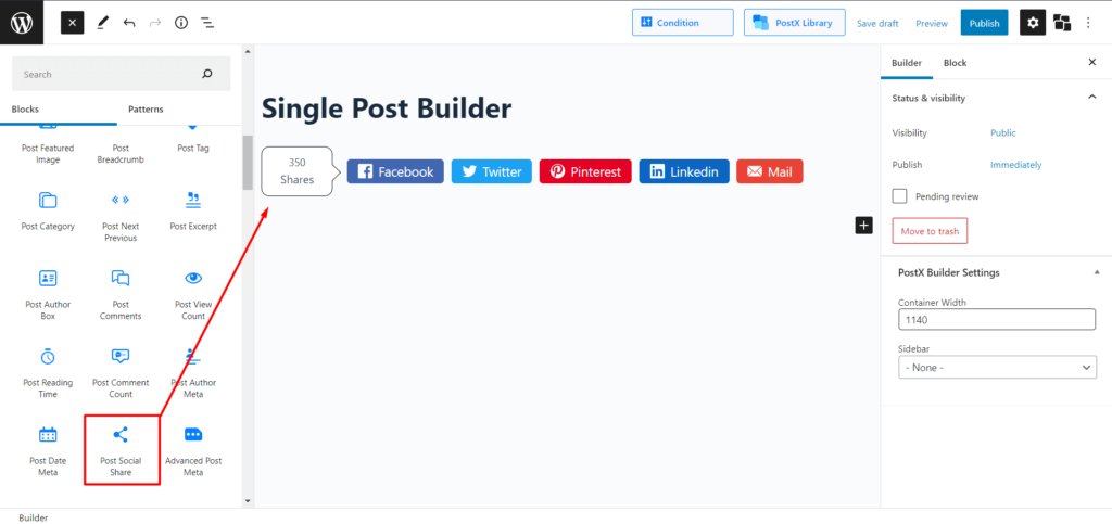 WordPress 소셜 공유 버튼 2를 추가하는 방법 Social Share Buttons