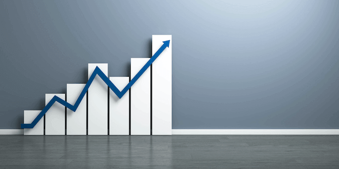 Grafik yang menunjukkan tren blog dan statistik blog
