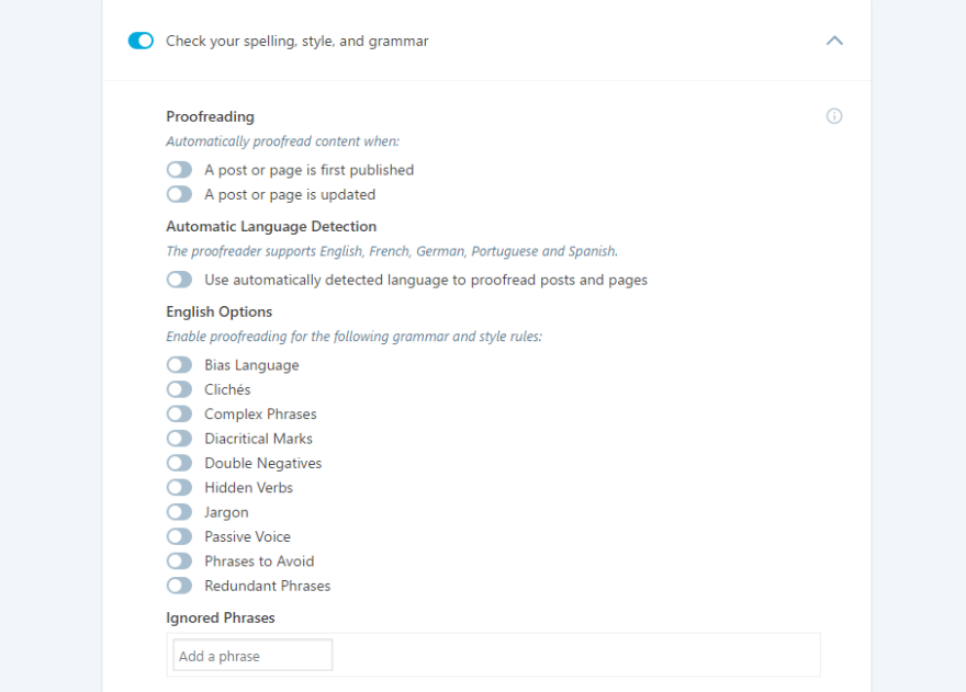regole di stile grammaticale