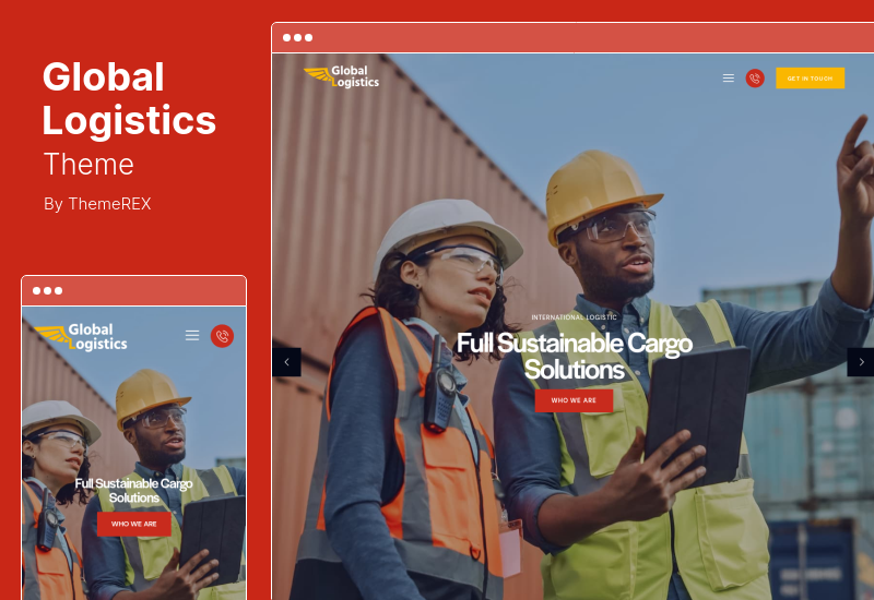 Tema della logistica globale - Tema WordPress per trasporti e magazzinaggio