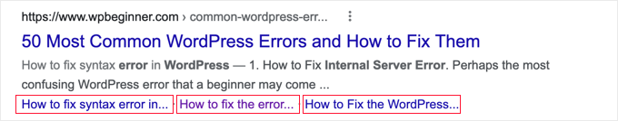 Google nimmt Einträge im Inhaltsverzeichnis in die Suchergebnisse auf