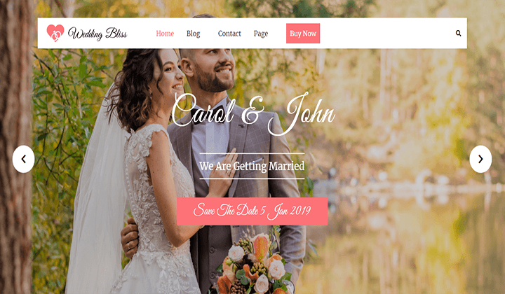 9+ สุดยอดธีมงานแต่งงาน WordPress ในปี 2022 5 wedding WordPress themes