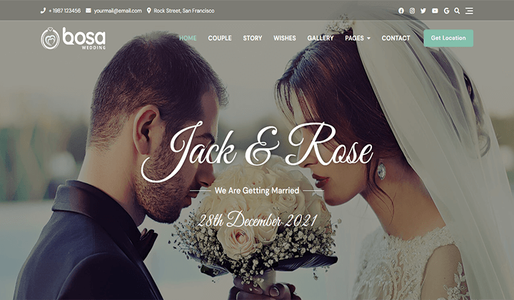 9+ ธีม WordPress งานแต่งงานที่ดีที่สุดในปี 2022 6 wedding WordPress themes