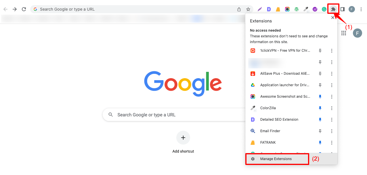 كيفية التحقق من تعارض البرنامج المساعد في ووردبريس (طريقتان سهلتان) 4 How to Manage Extensions of Google Chrome