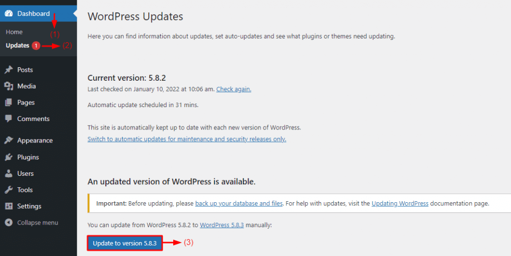 كيفية التحقق من تعارض البرنامج المساعد في ووردبريس (طريقتان سهلتان) 6 How to Install the Latest Version of WordPress