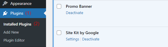 كيفية التحقق من تعارض البرنامج المساعد في ووردبريس (طريقتان سهلتان) 7 Go to Plugin Section to Deactive All the Installed Plugins