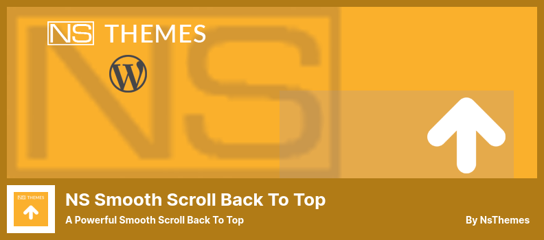 NS Smooth Scroll Back to Top Eklentisi - Güçlü, Smooth Scroll Back to Top