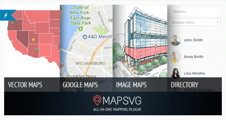 Plug-in MapSVG pour WordPress