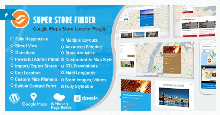 Super Store Finder pour WordPress