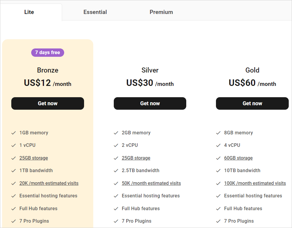 WPMU DEV Hosting - 精简版计划