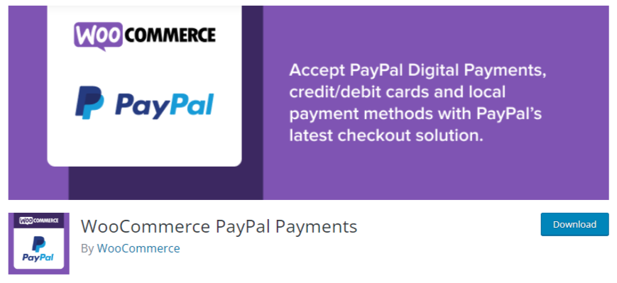Plugin per i pagamenti PayPal di WooCommerce