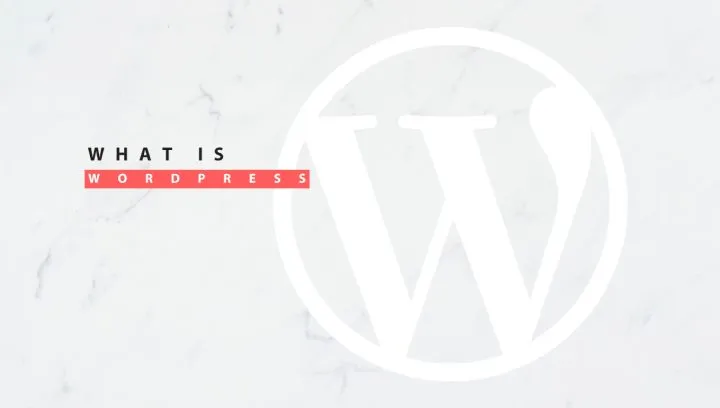 Logo WordPress dengan judul- apa itu WordPress