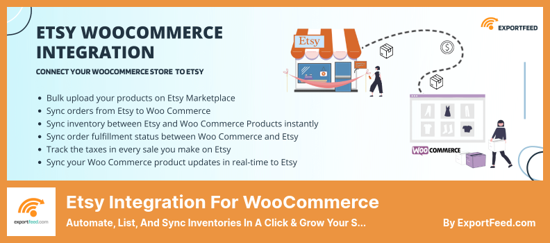 Plugin Integrasi WooCommerce Etsy - Mengotomatiskan, Mendaftar, dan Menyinkronkan Inventaris Dalam Satu Klik & Tingkatkan Penjualan Anda