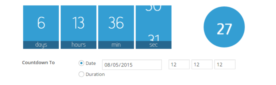 等待：一鍵倒計時