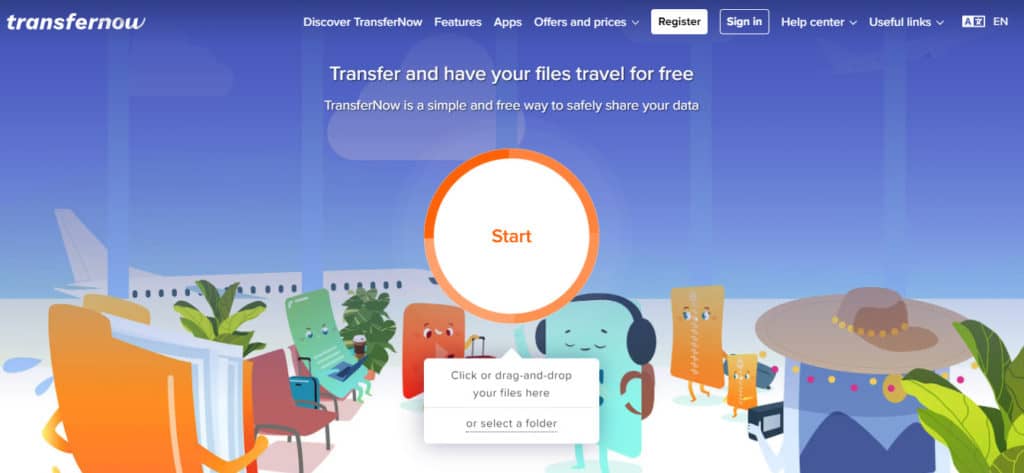 Transfernow-Homepage