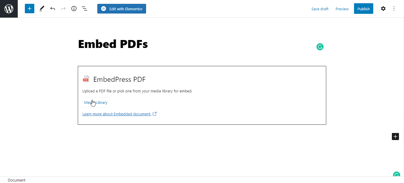 EmbedPressを使用してElementorにコンテンツを埋め込む方法は? 12 Embed Any Content In Elementor