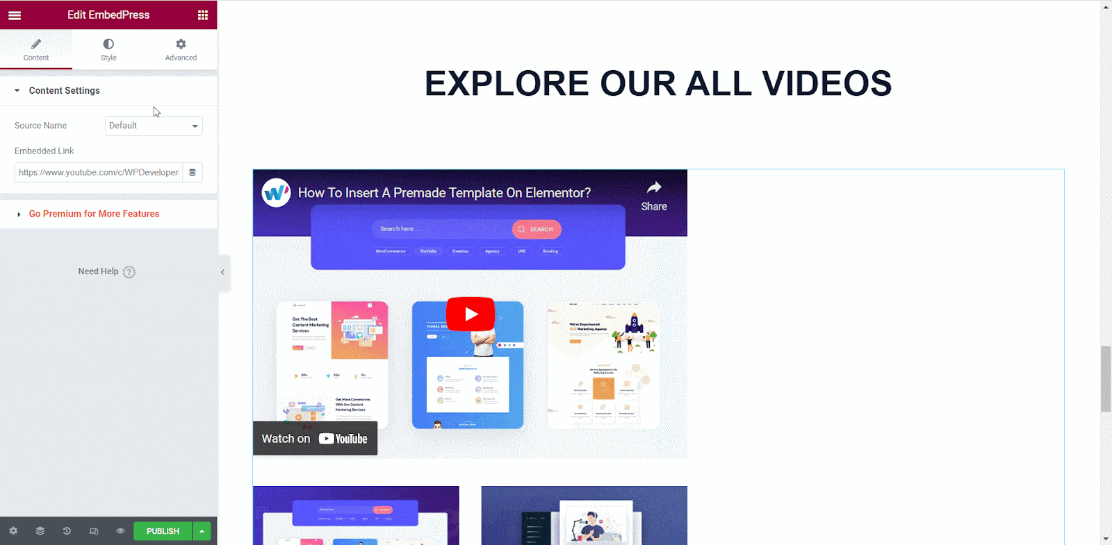 EmbedPressを使用してElementorにコンテンツを埋め込む方法は? 6 Embed Any Content In Elementor