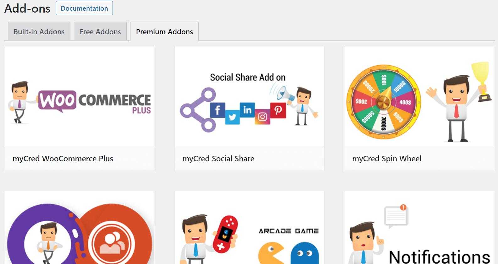 myCred-Add-Ons