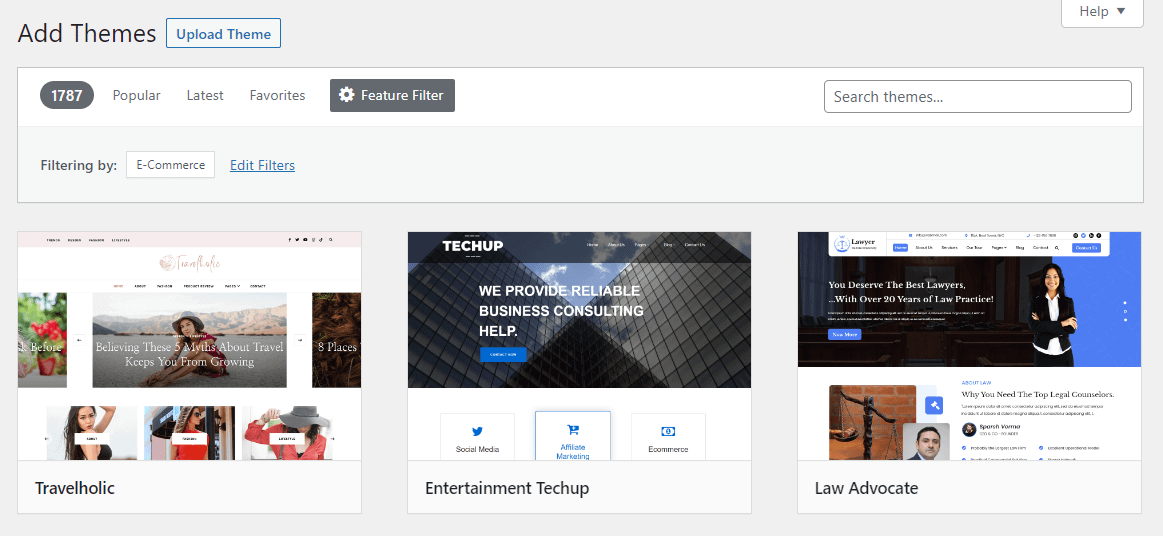 Menambahkan tema baru di WordPress