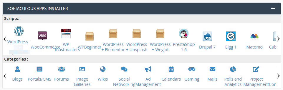 cPanel di akun hosting