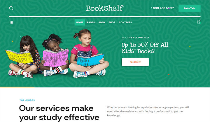 Los 12 mejores temas de WordPress para librerías en 2022 11 bookstore WordPress themes