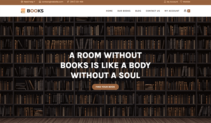 Los 12 mejores temas de WordPress para librerías en 2022 7 bookstore WordPress themes