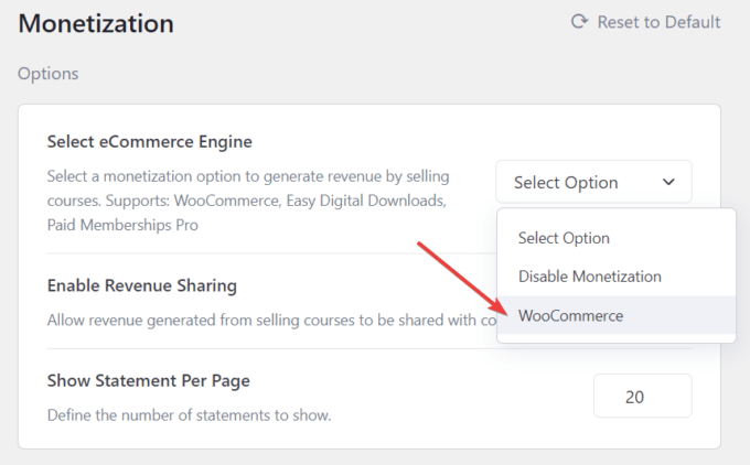 TutorLMS, opción de monetización gratuita con WooCommerce