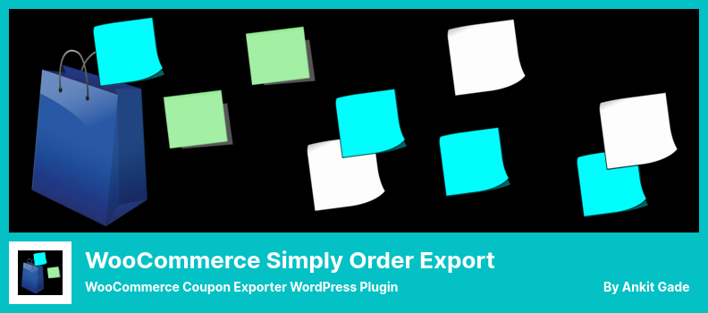 Complemento de exportación de pedidos simples de WooCommerce - Complemento de WordPress para el exportador de cupones de WooCommerce