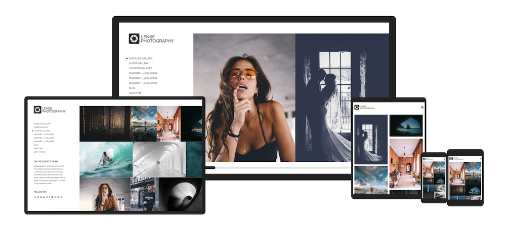 Lense WordPress 테마