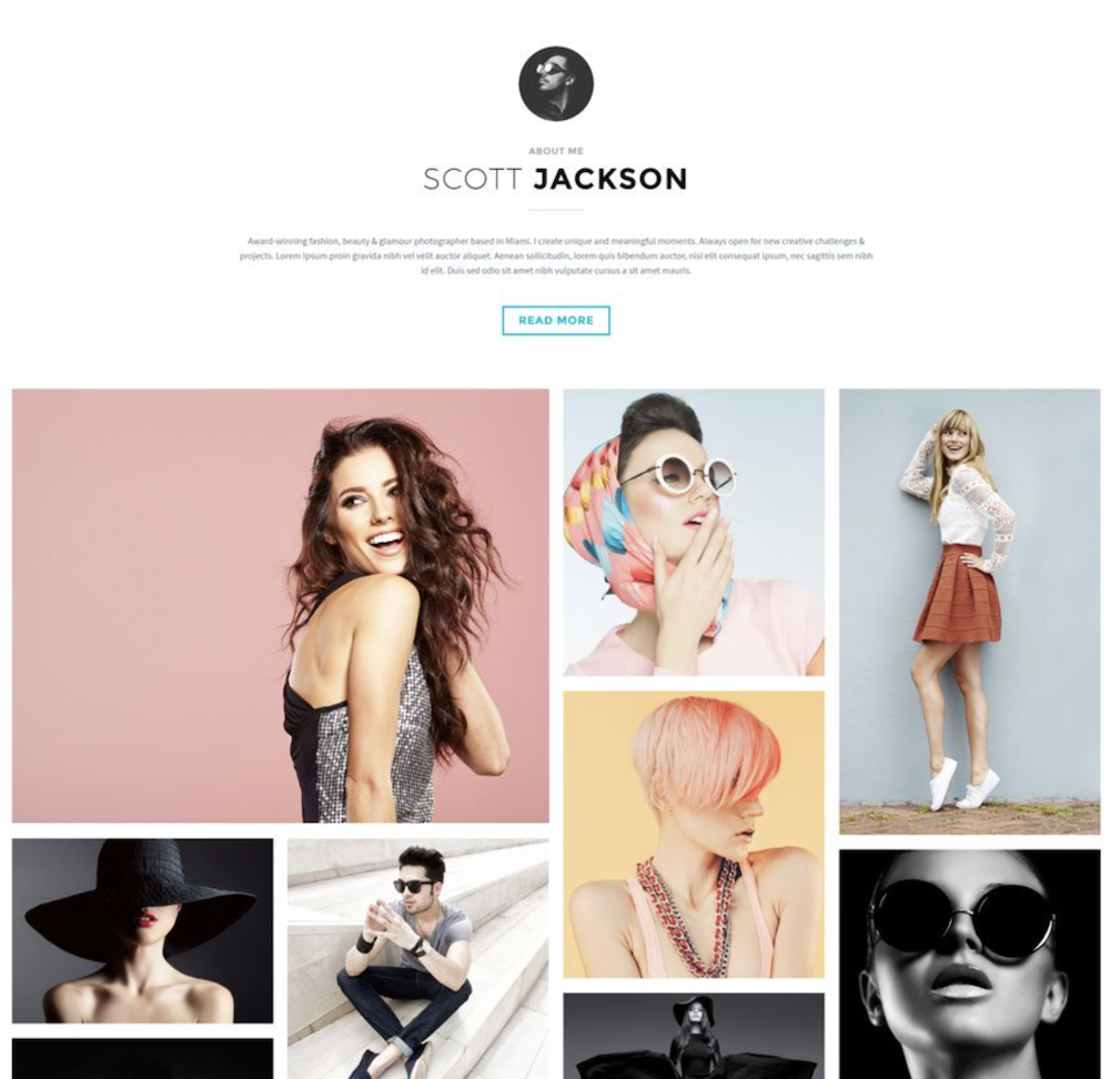 보석 WordPress 사진 테마