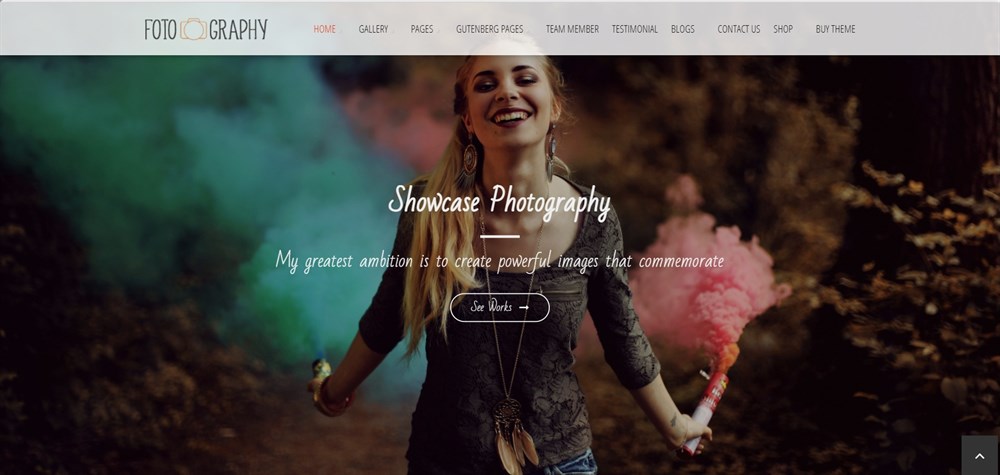 사진 WordPress 테마