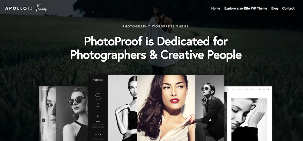 PhotoProof WordPress 테마