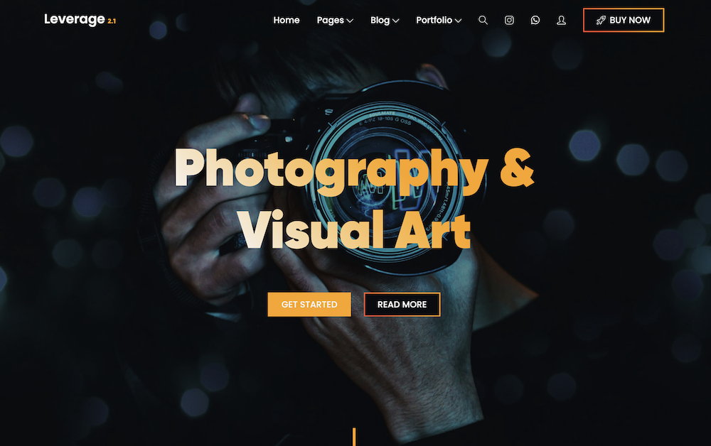 WordPress 사진 테마 활용