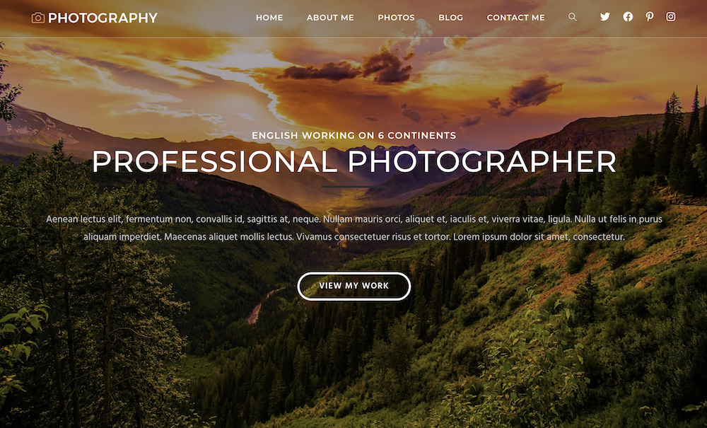 OceanWP WordPress 테마