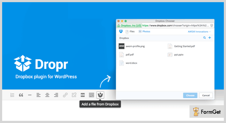 pda-dropr-wordpress-dropbox-плагин