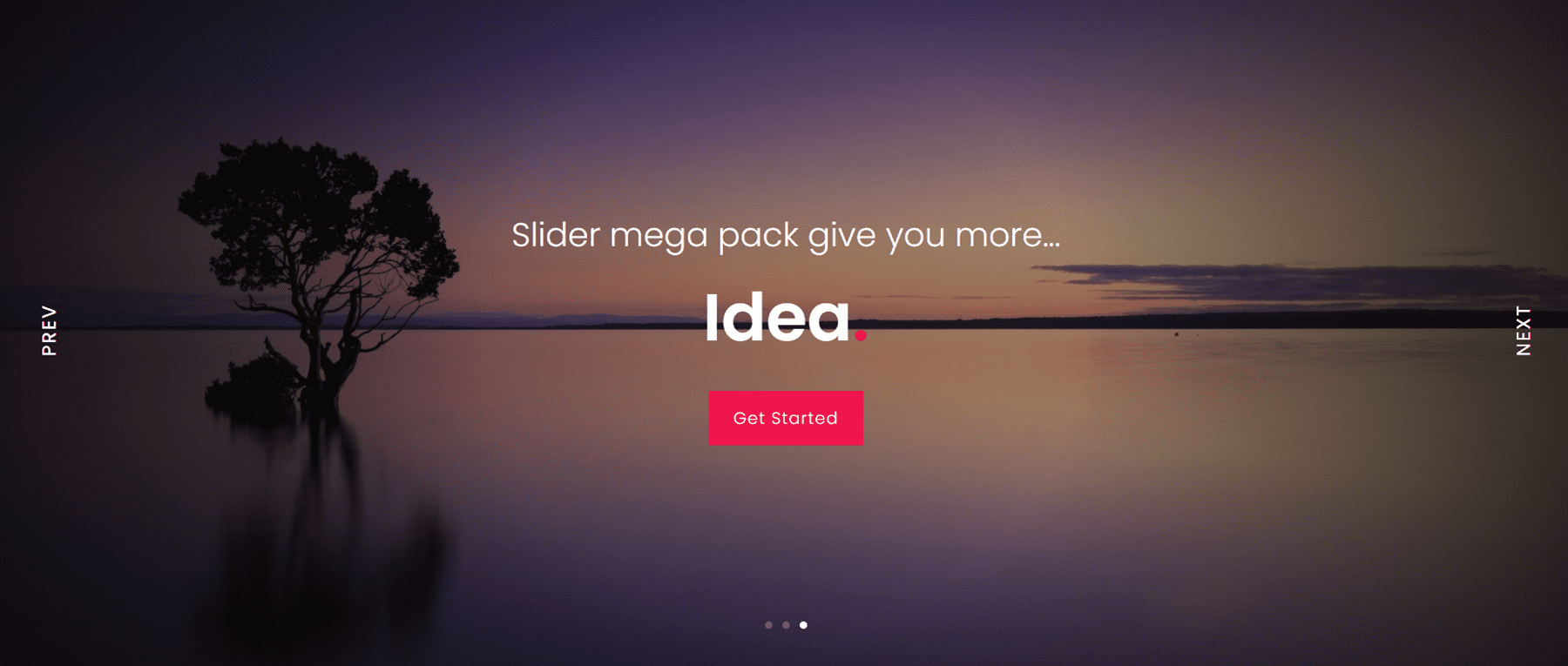 Slider de evidențiere produs Divi Mega Pack Slider Layout 3