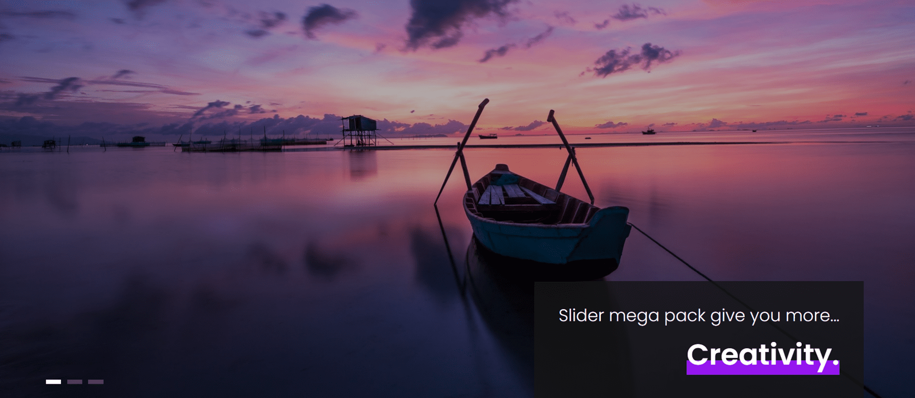 Slider de evidențiere produs Divi Mega Pack Slider Layout 18