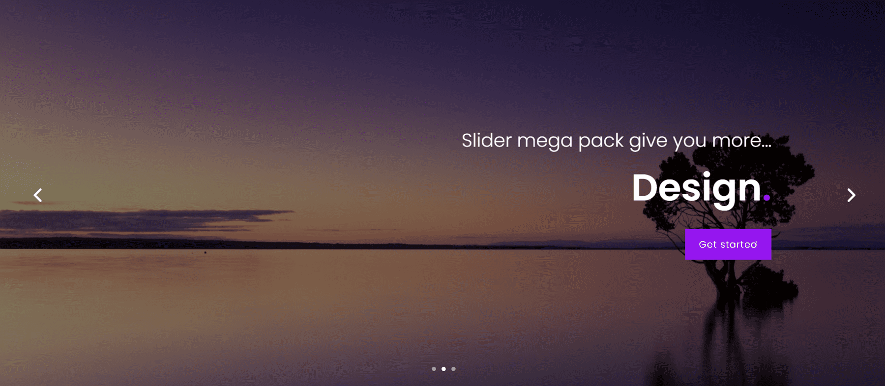 Slider de evidențiere produs Divi Mega Pack Slider Layout 13